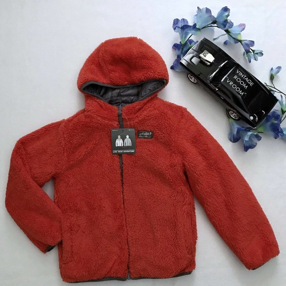 Eddie Bauer New Reversible Puffer Jacket Boys S (7/8) - Picture 7 of 12